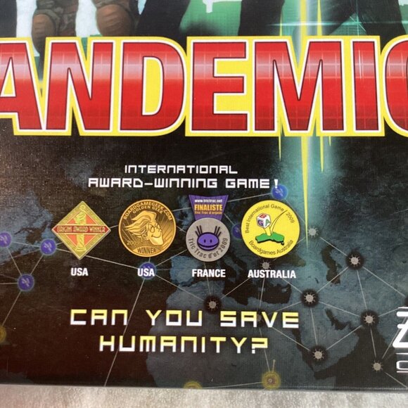 Pandemic Cooperative Board Game by Z-Man Games, 2013 Complete - Picture 10 of 10